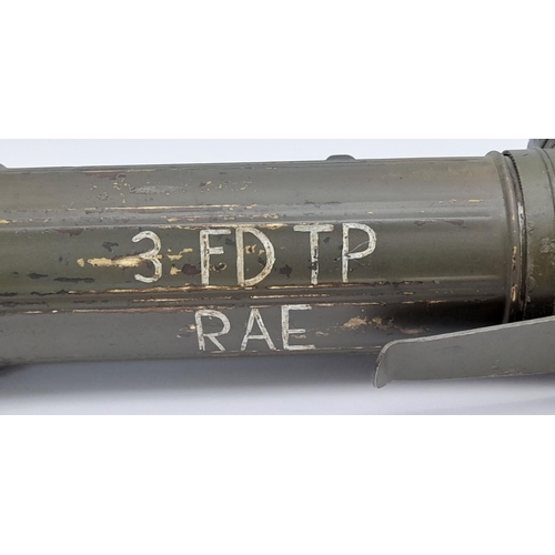 671 - Vietnam War Era Australian “Tunnel Rat” Angled Torch. Unit Marked for the 3rd Field Troop of the Roy... 