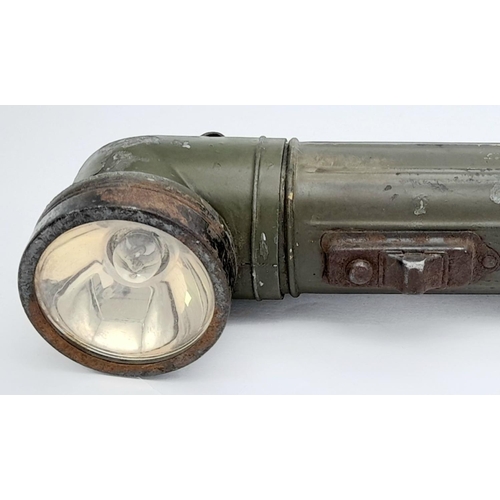 671 - Vietnam War Era Australian “Tunnel Rat” Angled Torch. Unit Marked for the 3rd Field Troop of the Roy... 