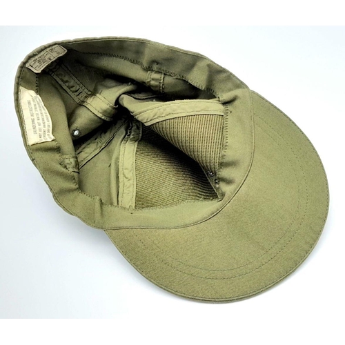 959 - Vietnam War Era Hot Weather Field Cap with a badge of the US 2nd Infantry Division.