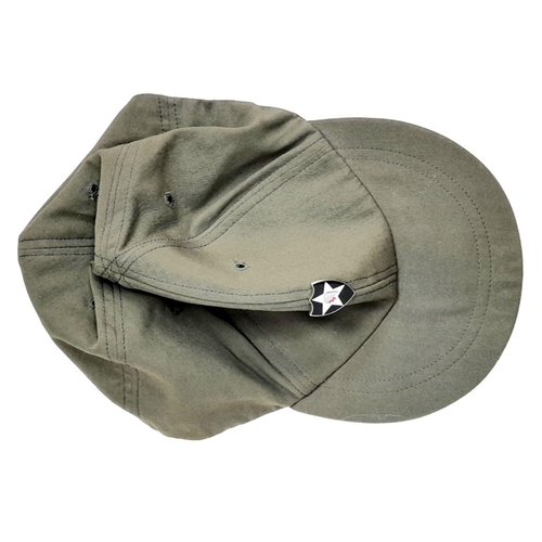 959 - Vietnam War Era Hot Weather Field Cap with a badge of the US 2nd Infantry Division.