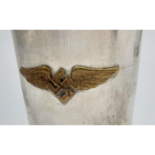 861 - 3rd Reich Flying Club Silver Plated Goblet.