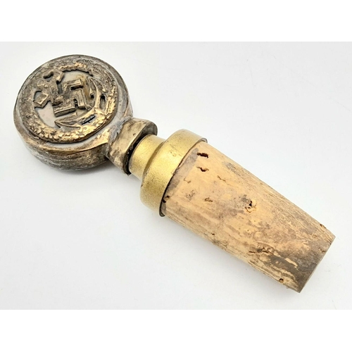 622 - WW2 German Kriegsmarine Schnapps Bottle Cork.