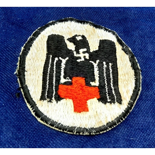 629 - WW2 German Hand Made DRK (German Red Cross) Sports Day Flag.