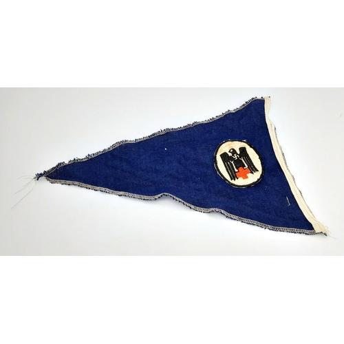 629 - WW2 German Hand Made DRK (German Red Cross) Sports Day Flag.