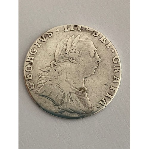 560 - 1787 GEORGE III SILVER SIXPENCE. Fine/ very fine condition.