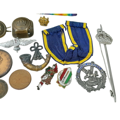 1000 - A Parcel of Four Interesting WW1 and Later Military Medals Comprising; 1) 1914/18 WW1 Hauterive A Se... 