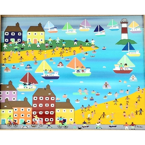 271 - 'We're on Holiday' - An Original Painting by Renowned British Artist Gordon Barker. Created speciall... 