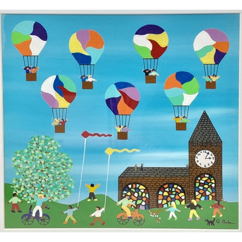 589 - 'Flying High' - An Original Painting by Renowned British Artist Gordon Barker. Created specially for... 