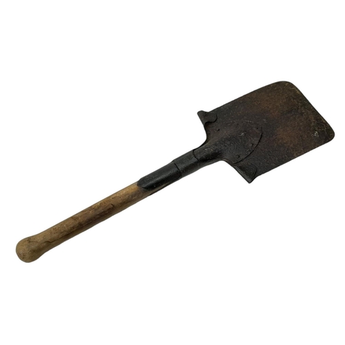 592 - An Original WW1 German Trench Spade. 54cm Length. From a WW1/2 Collector Deceased estate.