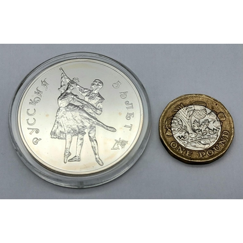 943 - A Scarce 900 Silver Russian Mint Condition (Uncirculated) 1993, 3 Rubles Russian Ballet Coin. 34.89 ... 