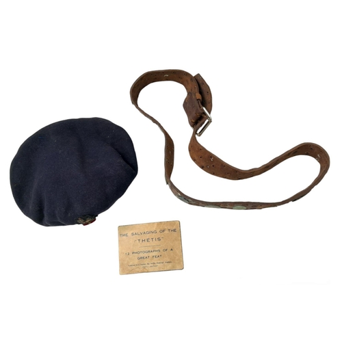 1175 - A Parcel of Three Original WW2 British Military Items Comprising; 1) A Leather Ammunition Trophy Bel... 