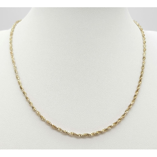 899 - Three sterling silver chain necklaces of different styles. Length: 38-40 cm, total weight: 20.3 g.