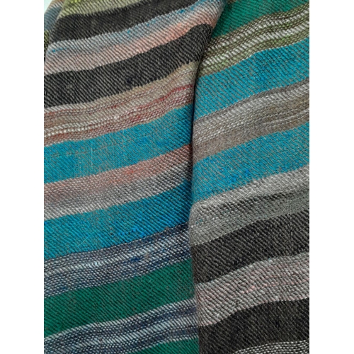 962 - A Chinese Nanjing Multi-Coloured Soft Textile Scarf. 108cm x 76cm. As new.  Ref: AT32