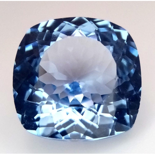 886 - A Gorgeous 14ct Ice Blue Jeremejevite Gemstone. Cushion cut - Heat treated. No visible marks or incl... 