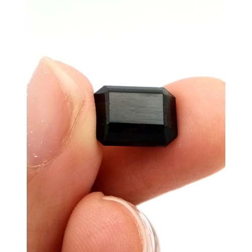 1066 - A Dark Green 7ct Tourmaline Gemstone. Comes with an E.G.L. certificate.