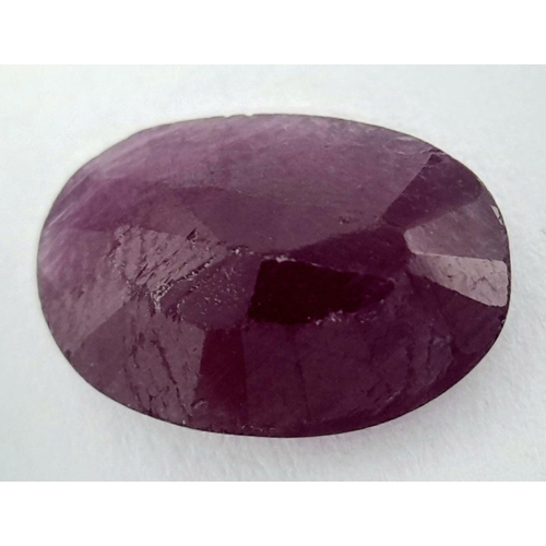 723 - A 3.38ct Ruby - WGI certified.