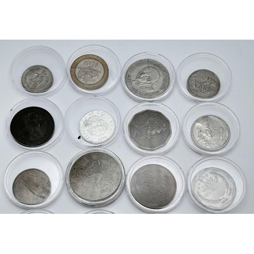 1480 - 24 Encapsulated World Coins - Perfect for a starter collection.