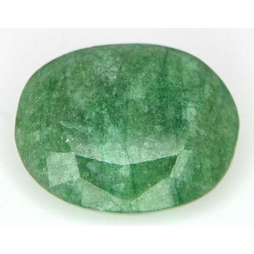 1496 - A 4.80ct Faceted Natural Emerald. Oval Shape. IGL&I Certified. Ref: VU66