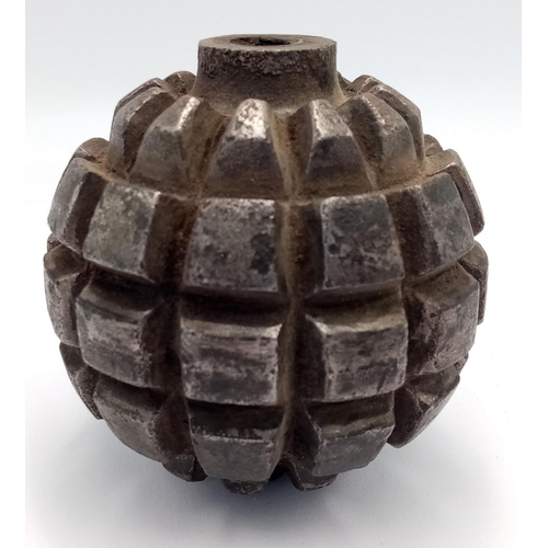 1465 - A Very Good Condition Inert WW1 German Kugel Fragmentation Hand Grenade. Museum Quality. From the De... 