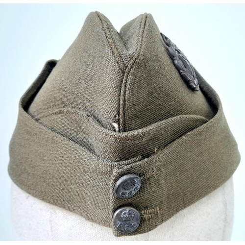 222 - WW1 Royal Flying Corps Officers Side Cap.