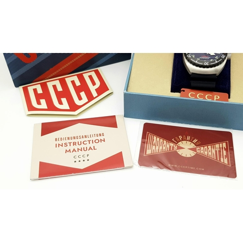 346 - An Russian Men’s , Limited Edition (216/300) CCCP Automatic Date Watch Model Typhoon CP-7072. Full W... 