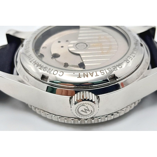 353 - An Limited Run ‘Constantin Weisz ‘ Men’s Sports Automatic Watch. 40 Hour Power Reserve. 42mm Case. M... 