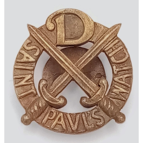 447 - WW2 British Homefront Badge. St Pauls Cathedral Fire Watcher.