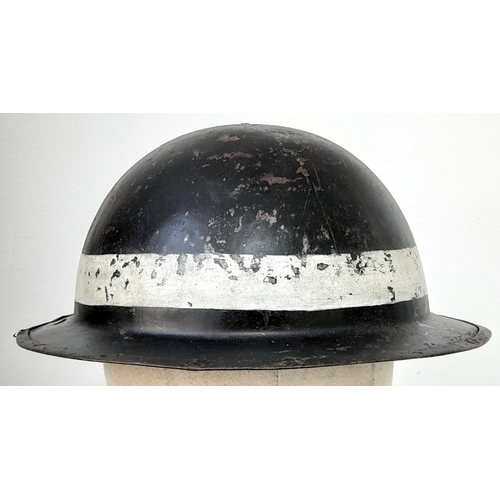 468 - WW2 British Homefront Police Helmet.