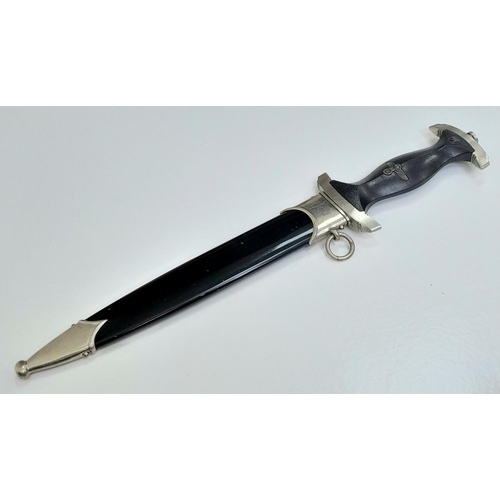 6 - 3rd Reich Waffen SS M33 Service Dagger. Circa 1933-35 with the makers mark for Boker, Solingen. The ... 