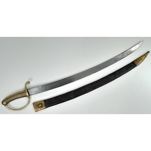 286 - Napoleonic Period French Infantry X1 Sabre-Briquet Sword. Every Infantier carried one of these. Comp... 