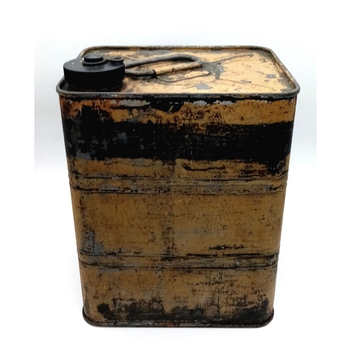 261 - WW2 British Desert 4 Gallon “Flimsy P.O.W” Can. (Petrol, Oil, Water) This one was captured by the Ge... 