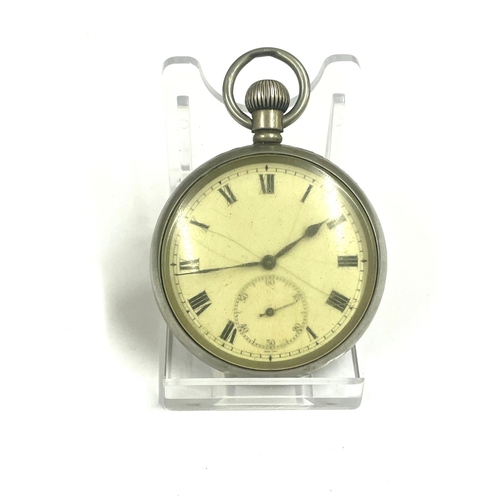 120 - A Military pocket watch , gents. In working order.