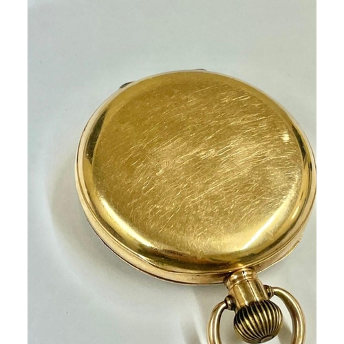 141 - A Vintage gents Waltham pocket watch Fancy dial. In working order.