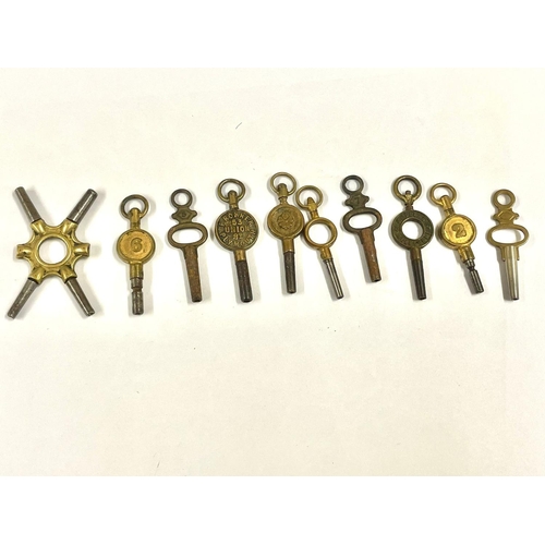 564 - An Antique pocket watch keys.