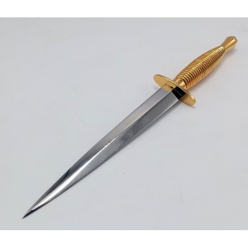 65 - Presentation Commando Dagger in ornate box.