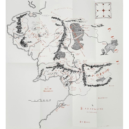 64 - A First Edition Set of the Lord Of The Rings Trilogy Books by J.R.R. Tolkien. The Fellowship of The ... 