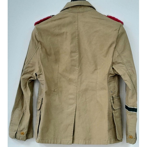 118 - WW2 German Tunic to a Panzer Officer (Major) in the Africa Corps.