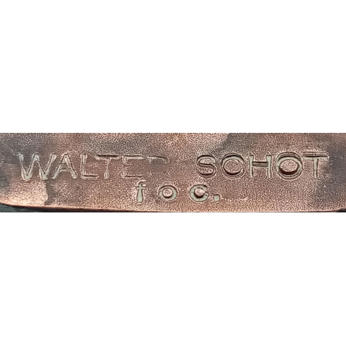 216 - WW1 Imperial German Kaiserliche U-Boat Crew Badge. Maker: Walter Schot.