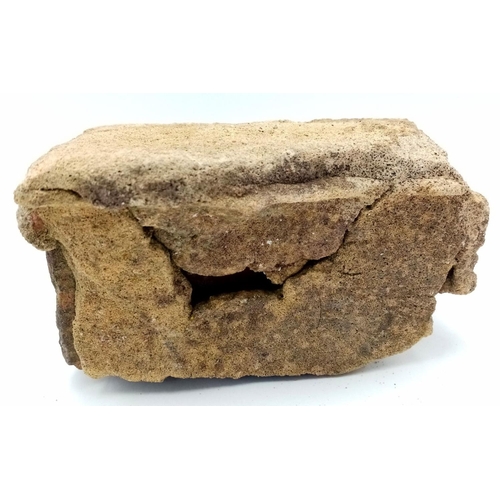 90 - Musket Ball Embedded in a brick from Hougoumont Farm, Waterloo Belgium. A memento of the fighting th... 