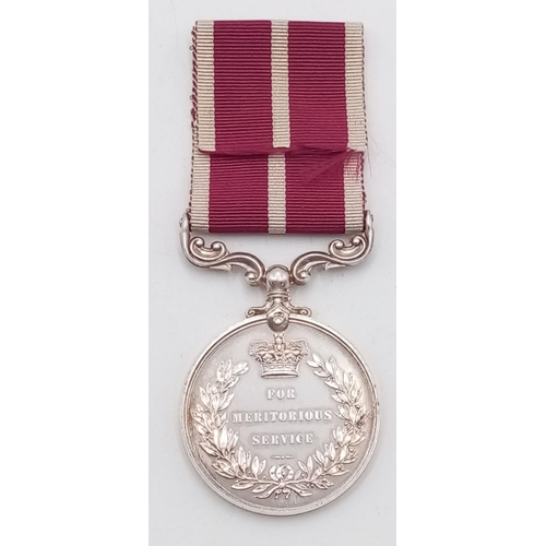 72 - An Army Meritorious Service Medal (MSM) GVIR second type (Fid Def); named to: 2318533 WO Cl 1 G Pfei... 