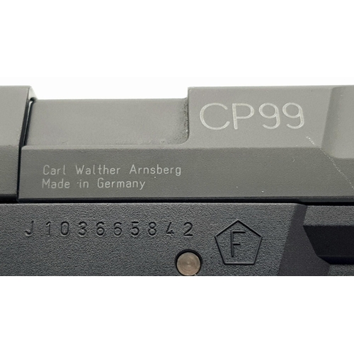 233 - A Walther CP99 C02 Air Pistol. 0.177 calibre. In good condition. Comes with a carry case. UK MAINLAN... 