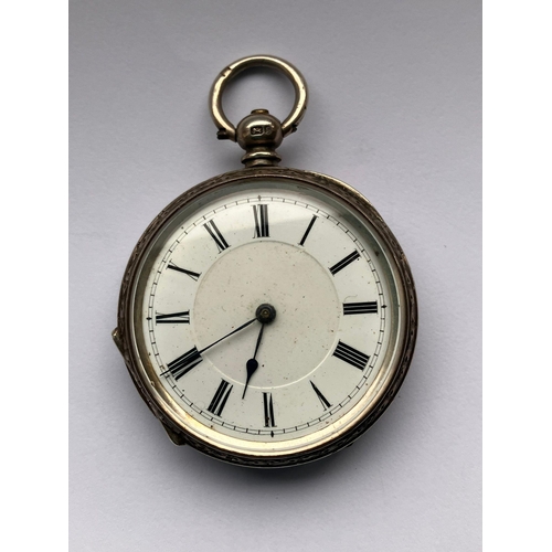 238 - 2 x ANTIQUE SILVER POCKET WATCHES. To include hallmark for  Birmingham 1881. Together with another m... 