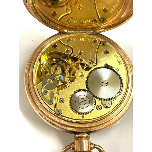 148 - A Vintage gents Zenith pocket watch, in working order.