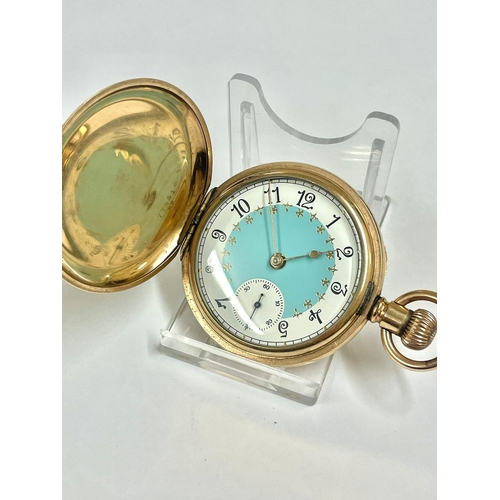 79 - A Vintage Waltham full hunter pocket watch, in working order.