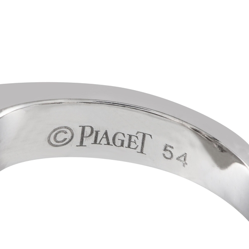 155 - A Piaget Magic Garden 18K White Gold 1.03ct Diamond Pear Ring. From Piaget's Magic Garden Collection... 