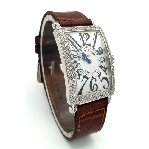 5 - A Frank Muller Long Island Master of Complications Diamond Gents Watch. Limited edition - 261. Origi... 