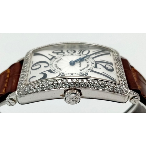 5 - A Frank Muller Long Island Master of Complications Diamond Gents Watch. Limited edition - 261. Origi... 