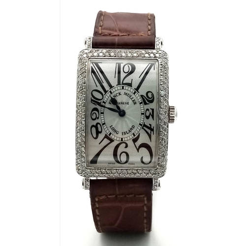 5 - A Frank Muller Long Island Master of Complications Diamond Gents Watch. Limited edition - 261. Origi... 