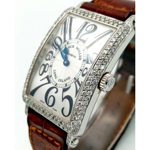 5 - A Frank Muller Long Island Master of Complications Diamond Gents Watch. Limited edition - 261. Origi... 