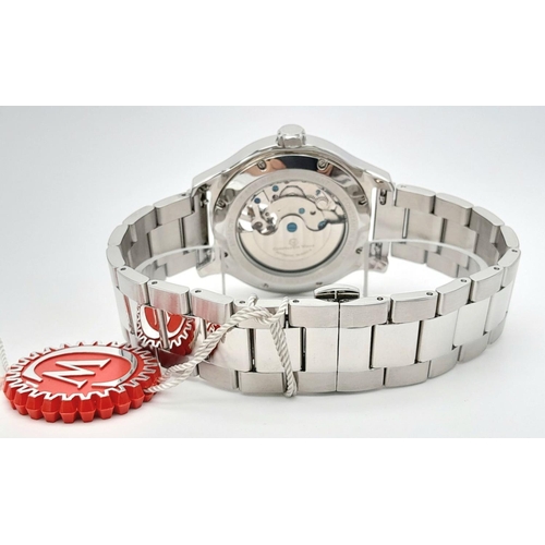 1337 - A Men’s Constantin Weisz Open Heart Design, Skeleton Back, Automatic Watch Model 18S059CW. 43mm Case... 